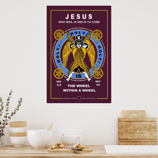 Poster Roue dans la roue Cherubim (Cuisine)