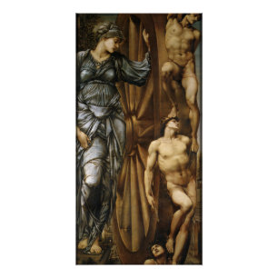 Poster Roue de Burne-Jones de la fortune CC0426