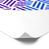 Poster Roue de couleur de tissage isométrique (Coin)