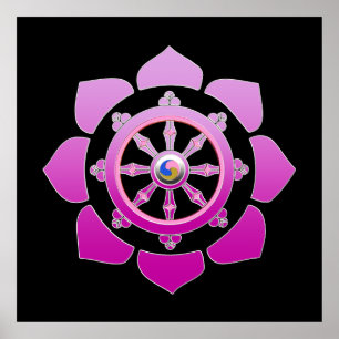 Poster Roue de Dharma