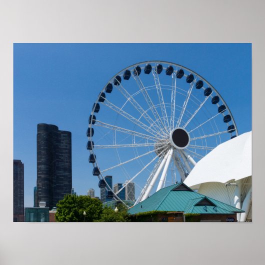 Poster Roue de Ferris du centenaire (Devant)
