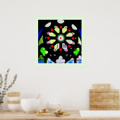 Poster Roue de fortune (Cuisine)