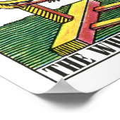 Poster Roue de Fortune Tarot Card (Coin)