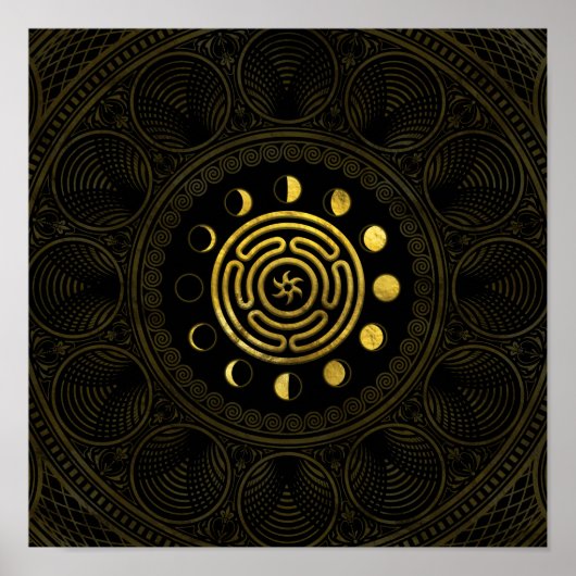 Poster Roue de l'Hécate et des Lunes (Devant)