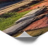 Poster Roue de manège abandonnée Art IA (Coin)