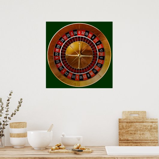 Poster Roue de Roulette (Cuisine)