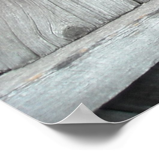 Poster Roue d'eau de moulage à vent (Coin)