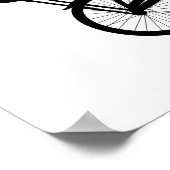 Poster Roue des années 80 (Noire) (Coin)