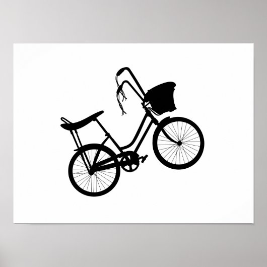 Poster Roue des années 80 (Noire) (Devant)