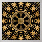 Poster Roue Dharma - Dharmachakra (Devant)