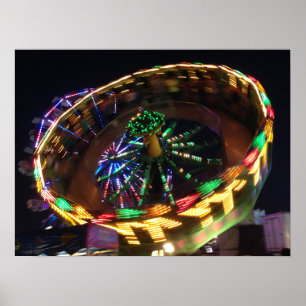 Poster Roue du Carnaval des lumières