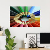 Poster Roue du graphique en couleurs (Bureau à domicile)