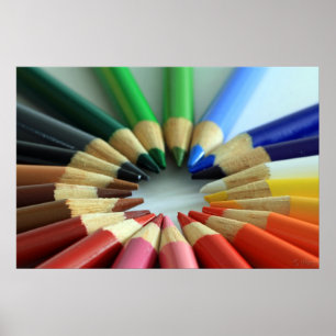 Poster Roue du graphique en couleurs