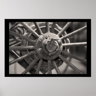 Poster Roue en Wagon