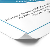 Poster Roue espagnole d'autosoins (Coin)