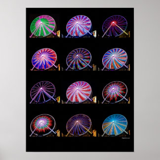 Poster Roue Ferris 18X24