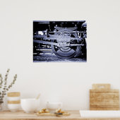 Poster Roue Locomotive à vapeur (Cuisine)