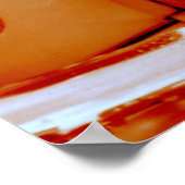 Poster Roue orange (Coin)