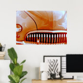 Poster Roue orange (Bureau à domicile)