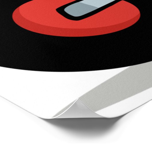 Poster Roue rouge (Coin)