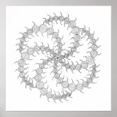 Poster Roue spirale III (Devant)