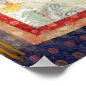 Poster Roue tibétaine du cycle de vie de Samsara (Coin)