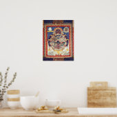 Poster Roue tibétaine du cycle de vie de Samsara (Cuisine)