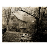 Poster Roue vintage (Devant)