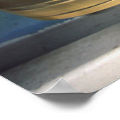 Poster Roues à prières métalliques (Coin)