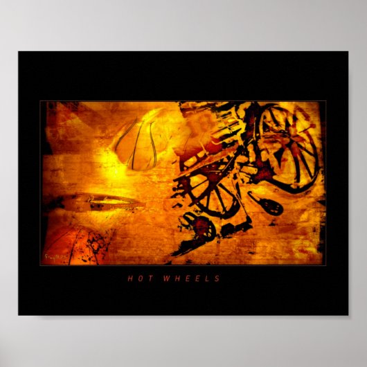 Poster "Roues chaudes !" (Devant)