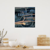 POSTER ROUES D'ACIER # 3 (Cuisine)