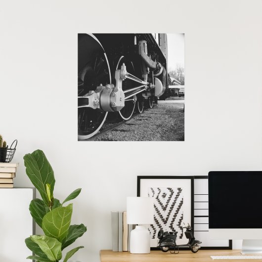 POSTER ROUES D'ACIER # 5 (Bureau à domicile)