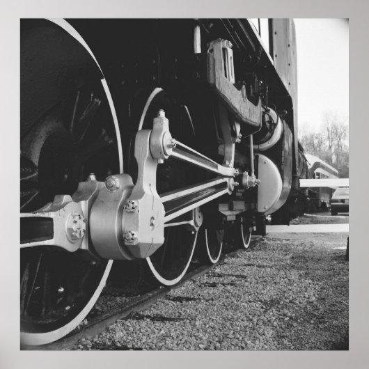 POSTER ROUES D'ACIER # 5 (Devant)