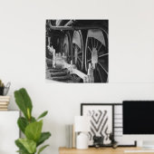 POSTER ROUES D'ACIER # 6 (Bureau à domicile)