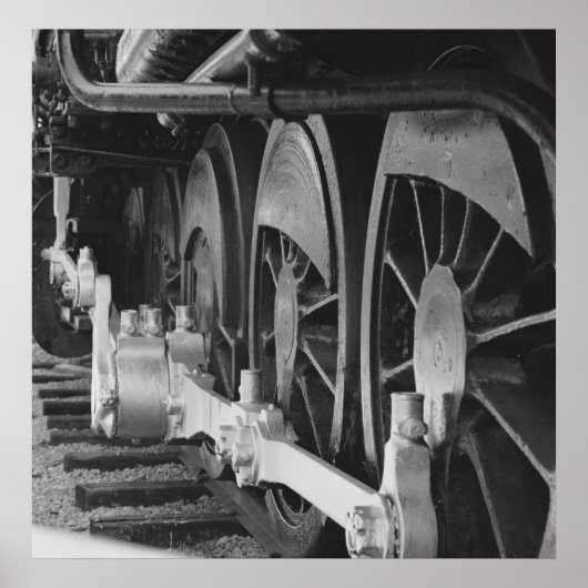 POSTER ROUES D'ACIER # 6 (Devant)