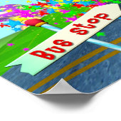 Poster "Roues dans le Bus" 24w X 18h (Coin)