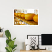 Poster Roues de fromage jaune Imprimer (Bureau à domicile)