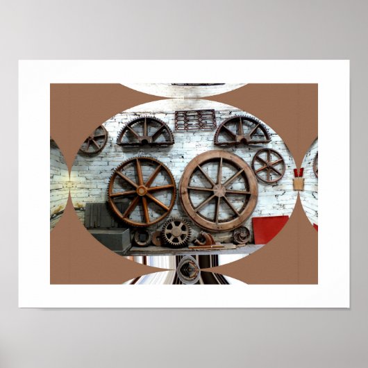 Poster Roues de l'industrie (Devant)