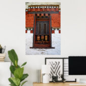 Poster Roues De Prière Au Temple (Bureau à domicile)