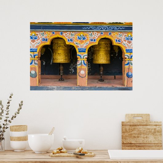 Poster Roues de prières (Cuisine)