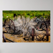 Poster Roues de Ranch Historique (Devant)