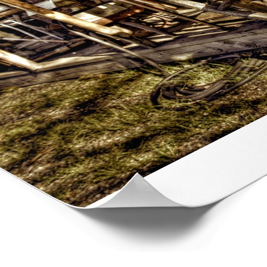 Poster Roues de Wagon (Coin)