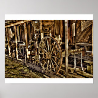 Poster Roues de Wagon