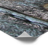 Poster Roues du temps en cuir (Coin)