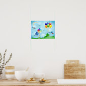 Poster Roues et ballons (Cuisine)