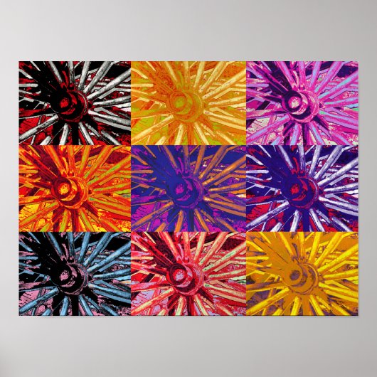 POSTER ROUES WAGON (Devant)