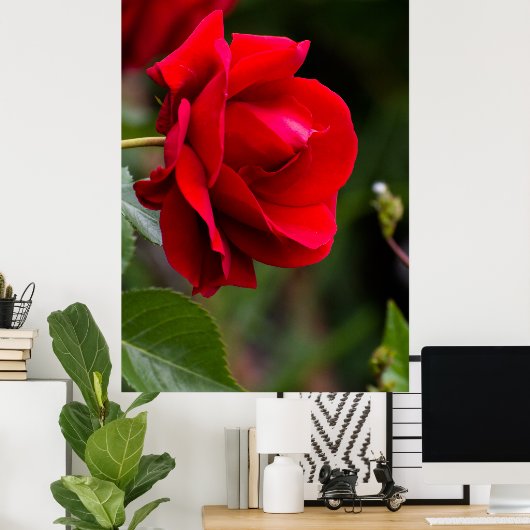 Poster Rouge (Bureau à domicile)