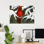 Poster Rouge (Bureau à domicile)