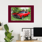 Poster Rouge 1970 (Bureau à domicile)