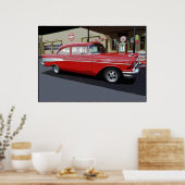 Poster rouge '57 Classic 34 x 24 (Cuisine)